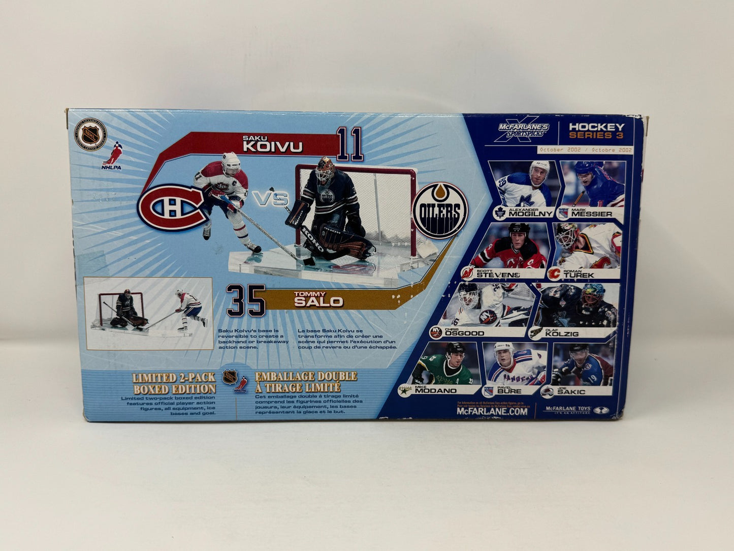 McFarlane NHL Saku Koivu Canadiens vs. Tommy Salo Oilers 2-Pack Figure Set