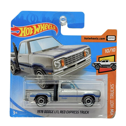 Hot Wheels Hot Trucks 1978 Dodge Li’l Red Express 1:64 Diecast Short Card V2