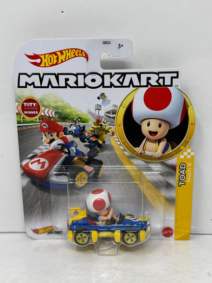 Hot Wheels Mario Kart Toad Mach 8 1:64 Diecast