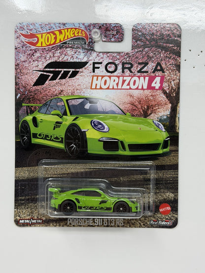Hot Wheels Premium Forza Horizon 4 Porsche 911 GT3 RS 1:64 Diecast