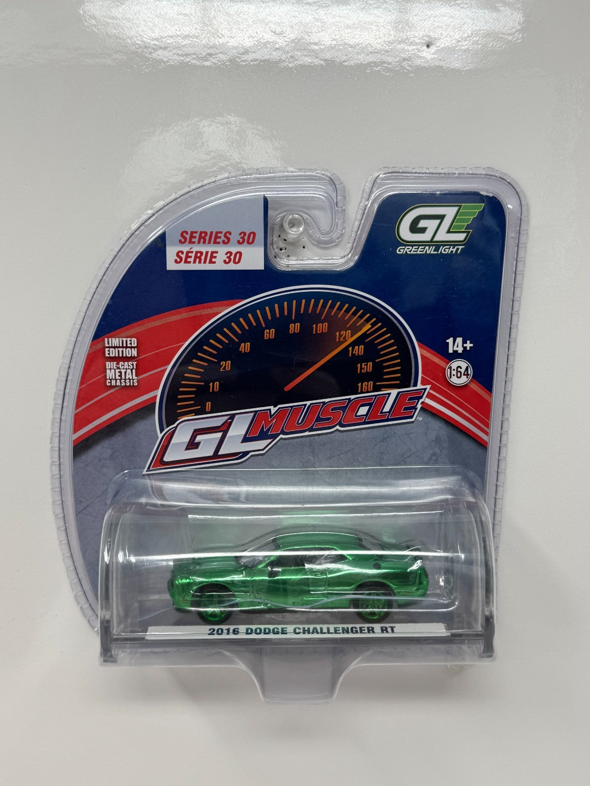 Greenlight GL Muscle 2016 Dodge Challenger RT CHASE 1:64 Diecast