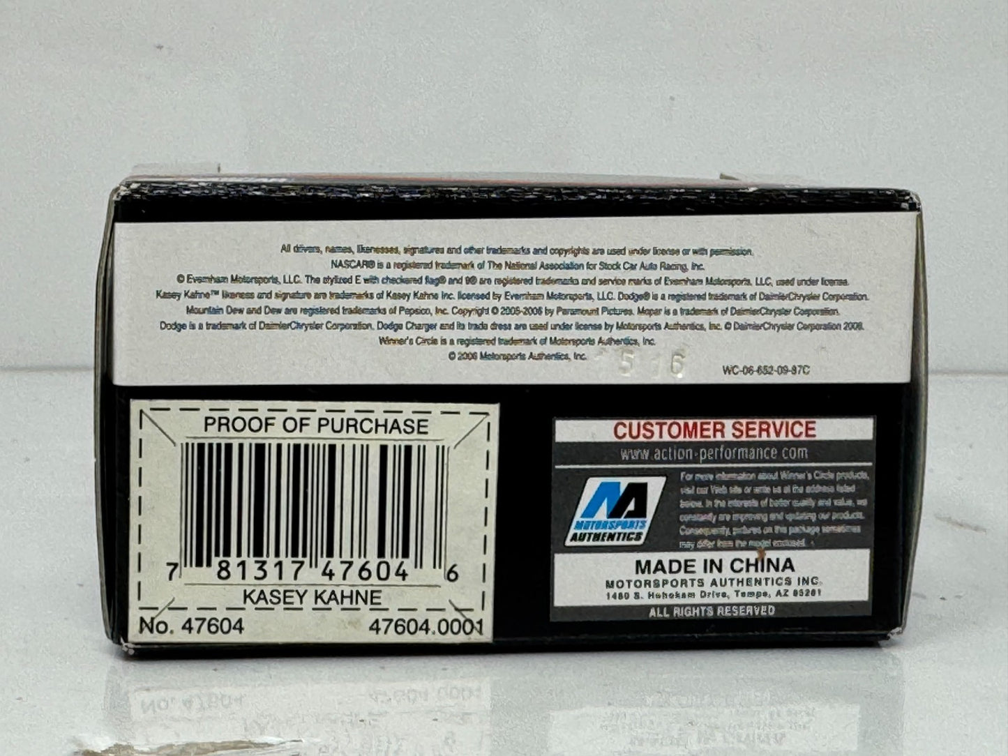 Motorsports Authentics Winner's Circle NASCAR Kasey Kahne #9 Dodge 1:87 Diecast