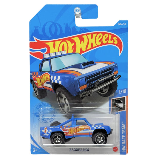 Hot Wheels Race Team 1987 Dodge D100 1:64 Diecast V2