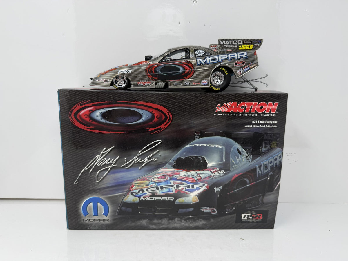 Action NHRA Gary Scelzi Oakley 2005 Dodge Stratus Brushed Metal 1:24 Diecast