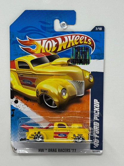 Hot Wheels Drag Racers 1940 Ford Pickup 1:64 Diecast Factory Sealed
