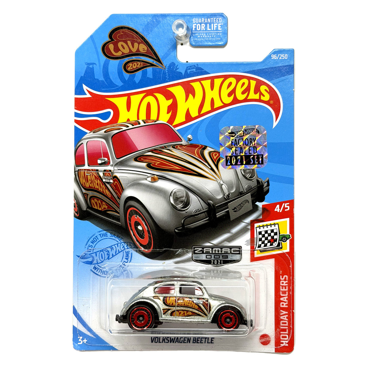 Hot Wheels ZAMAC Holiday Racers Volkswagen Beetle 1:64 Diecast Factory Sealed