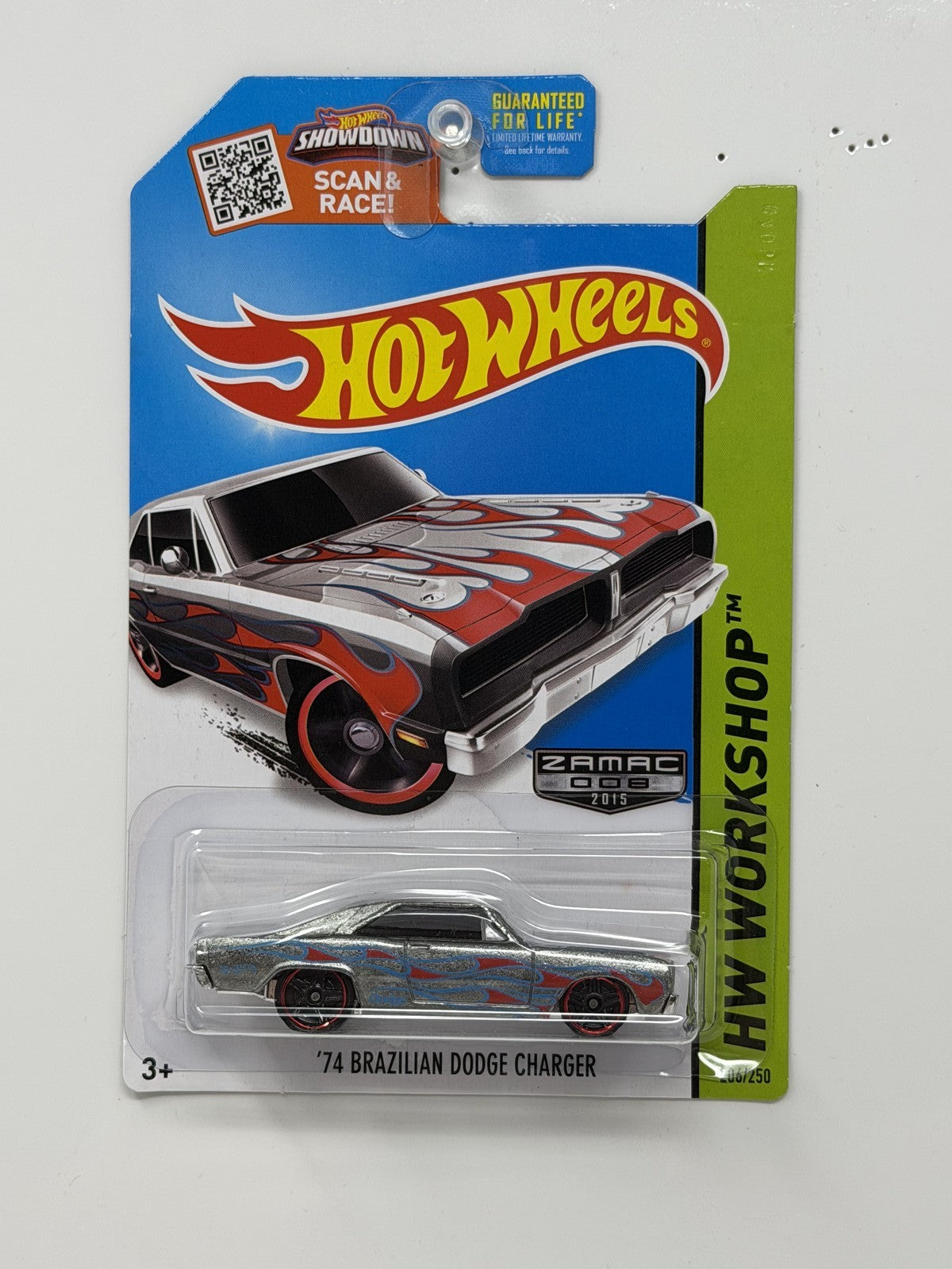 Hot Wheels ZAMAC HW Workshop 1974 Brazilian Dodge Charger 1:64 Diecast