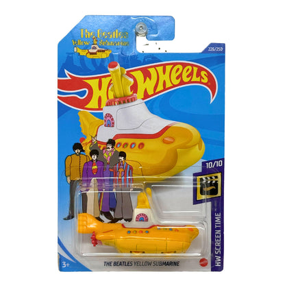 Hot Wheels Treasure Hunt Screen Time The Beatles Yellow Submarine 1:64 Diecast