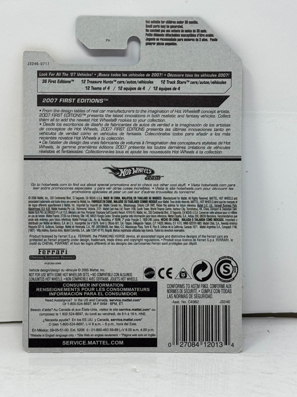 Hot Wheels Ferrari 512M 1:64 Diecast