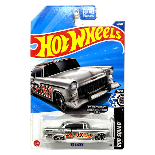 Hot Wheels ZAMAC Rod Squad '55 Chevy 1:64 Diecast