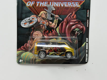 Hot Wheels Masters of the Universe 1977 Dodge Van He-Man 1:64 Diecast Real Rider