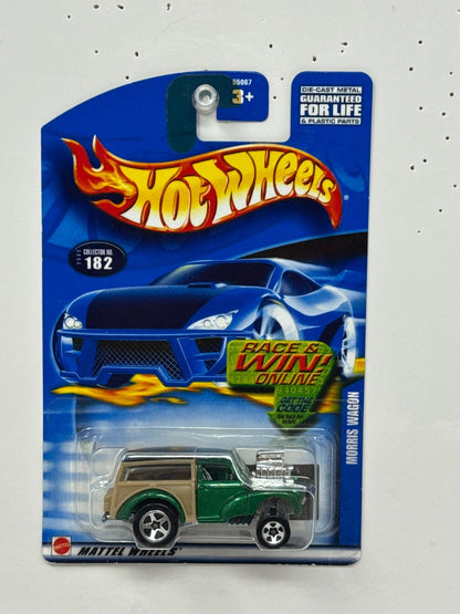 Hot Wheels Race & Win Online Morris Wagon 1:64 Diecast Gree