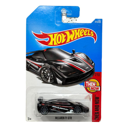 Hot Wheels Then And Now McLaren F1 GTR 1:64 Diecast Black