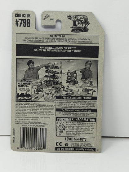 Hot Wheels 1995 Chevrolet Camaro Convertible Collector #796 1:64 Diecast White