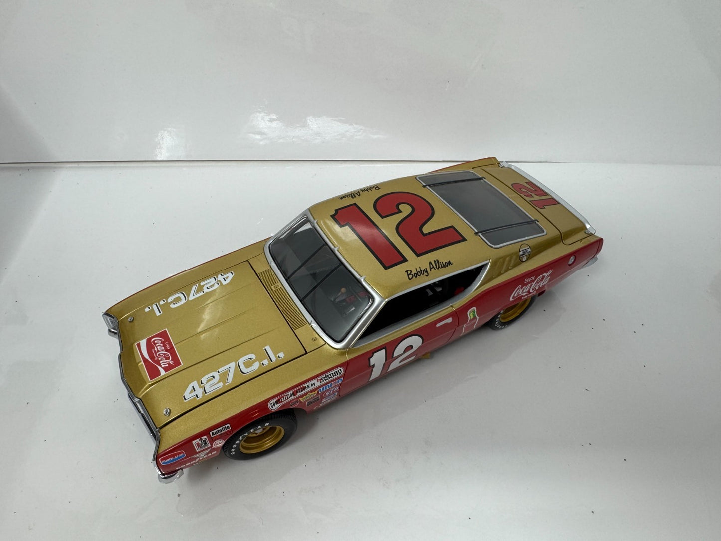 University of Racing Bobby Allison #12 Coca-Cola Mercury Cyclone 1:24 Diecast