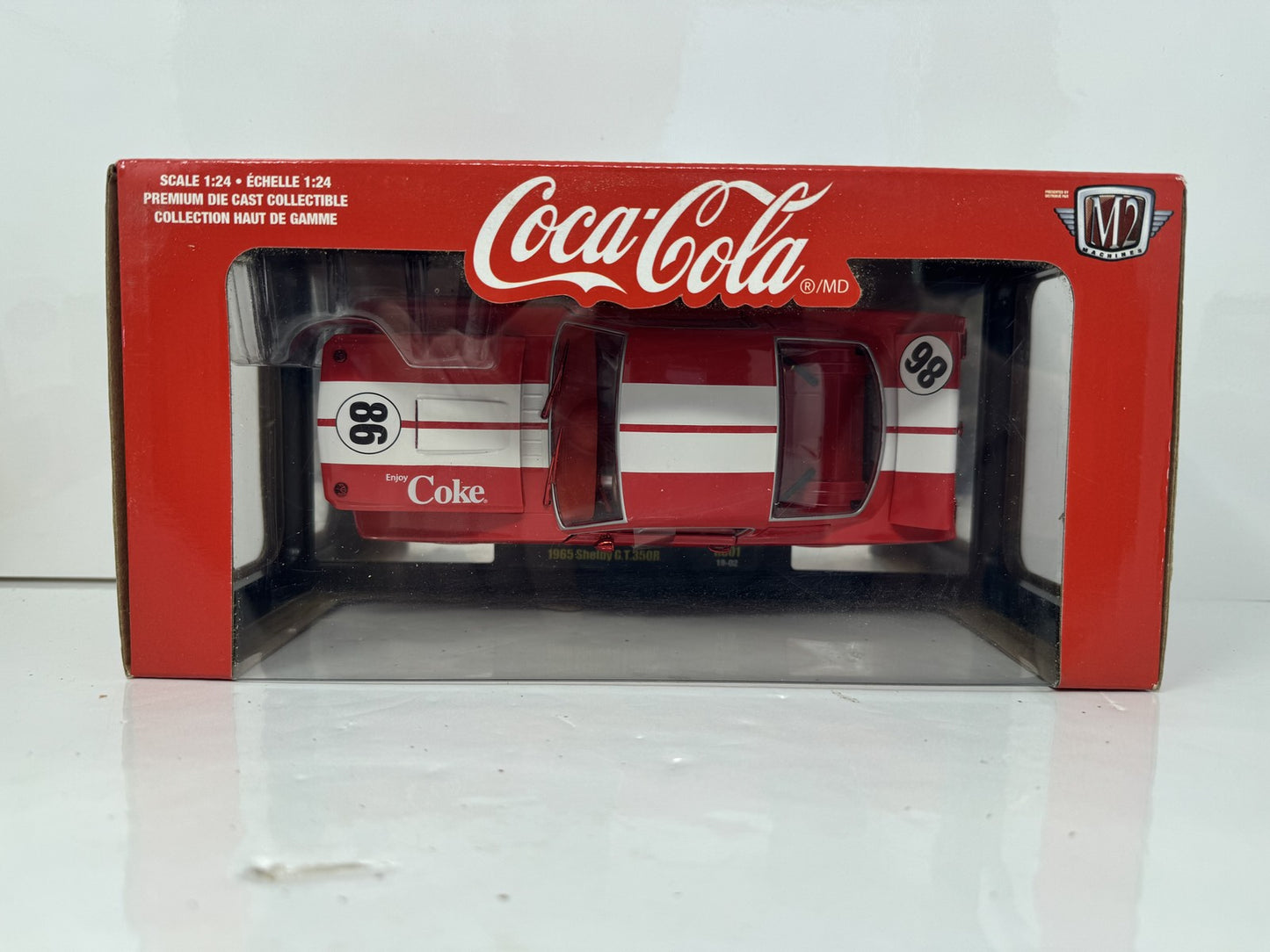 M2 Machines Coca-Cola 1965 Shelby GT350R CHASE 1:24 Diecast