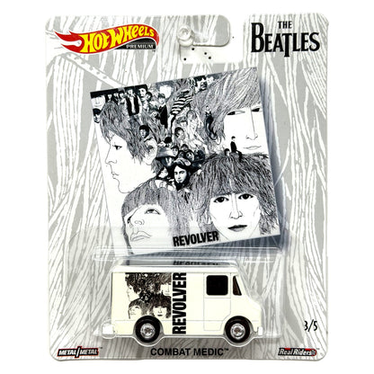 Hot Wheels Premium Beatles Revolver Combat Medic 1:64 Diecast Real Riders