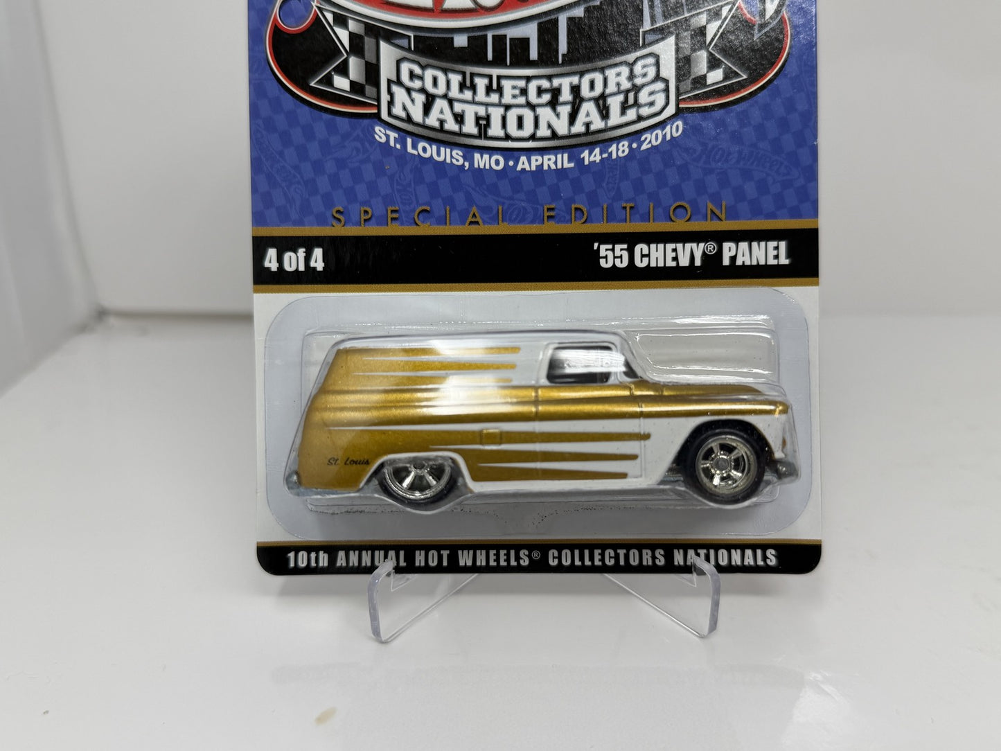 Hot Wheels 2010 10th Collectors Nationals 1955 Chevy Panel 1:64 Diecast 547/1200