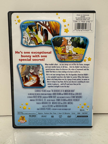 Adventures Of The American Rabitt (DVD) Kids Cartoon Good Condition!!!