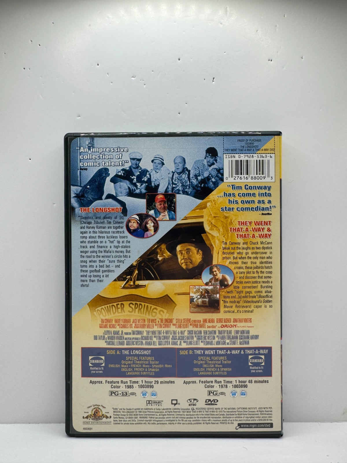 Longshot / They Went That-A-Way (DVD) Western Comedy