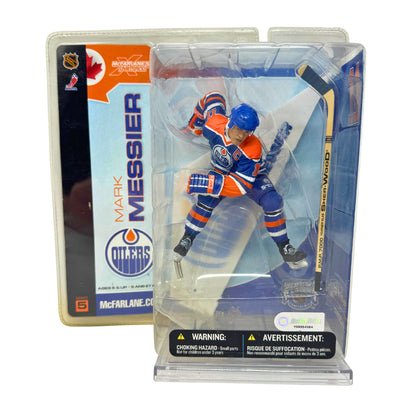 Mcfarlane NHL  Mark Messier Edmonton Oilers Blue Jersey Series 5 Figure