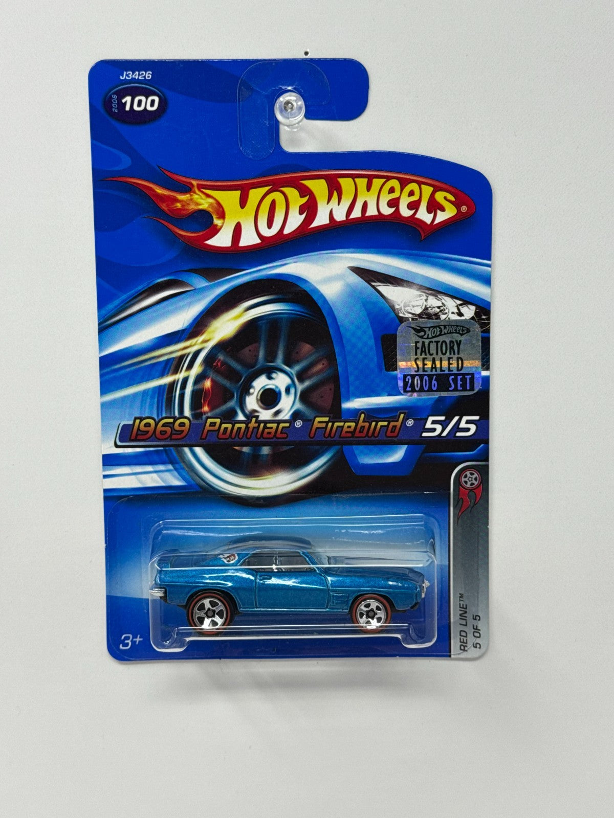 Hot Wheels Red Line 1969 Pontiac Firebird 1:64 Diecast Factory Sealed