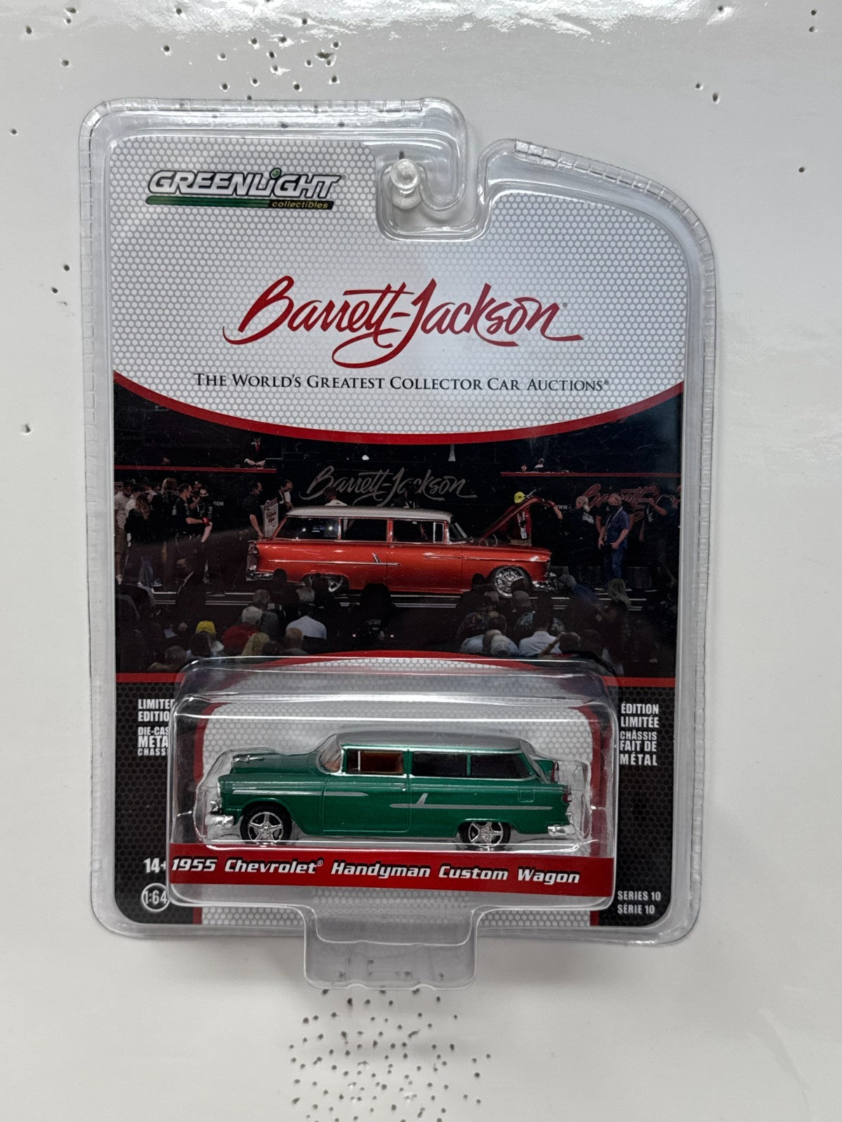 Greenlight Barrett-Jackson 1955 Chevrolet Handyman Wagon CHASE 1:64 Diecast