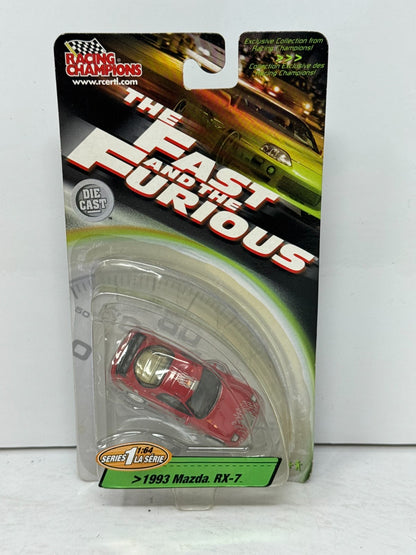Racing Champions The Fast and the Furious 1993 Mazda RX-7 Series 1 1:64 Diecast