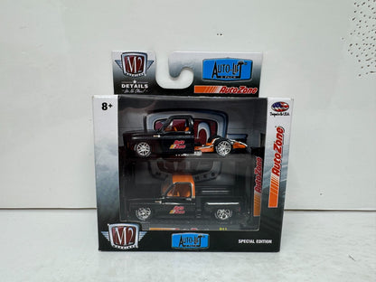 M2 Machines Auto Zone 1979 Chevrolet Silverado Lift 2-Pack 1:64 Diecast