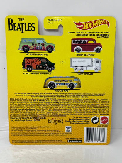 Hot Wheels The Beatles Haulin' Gas Real Riders 1:64 Diecast