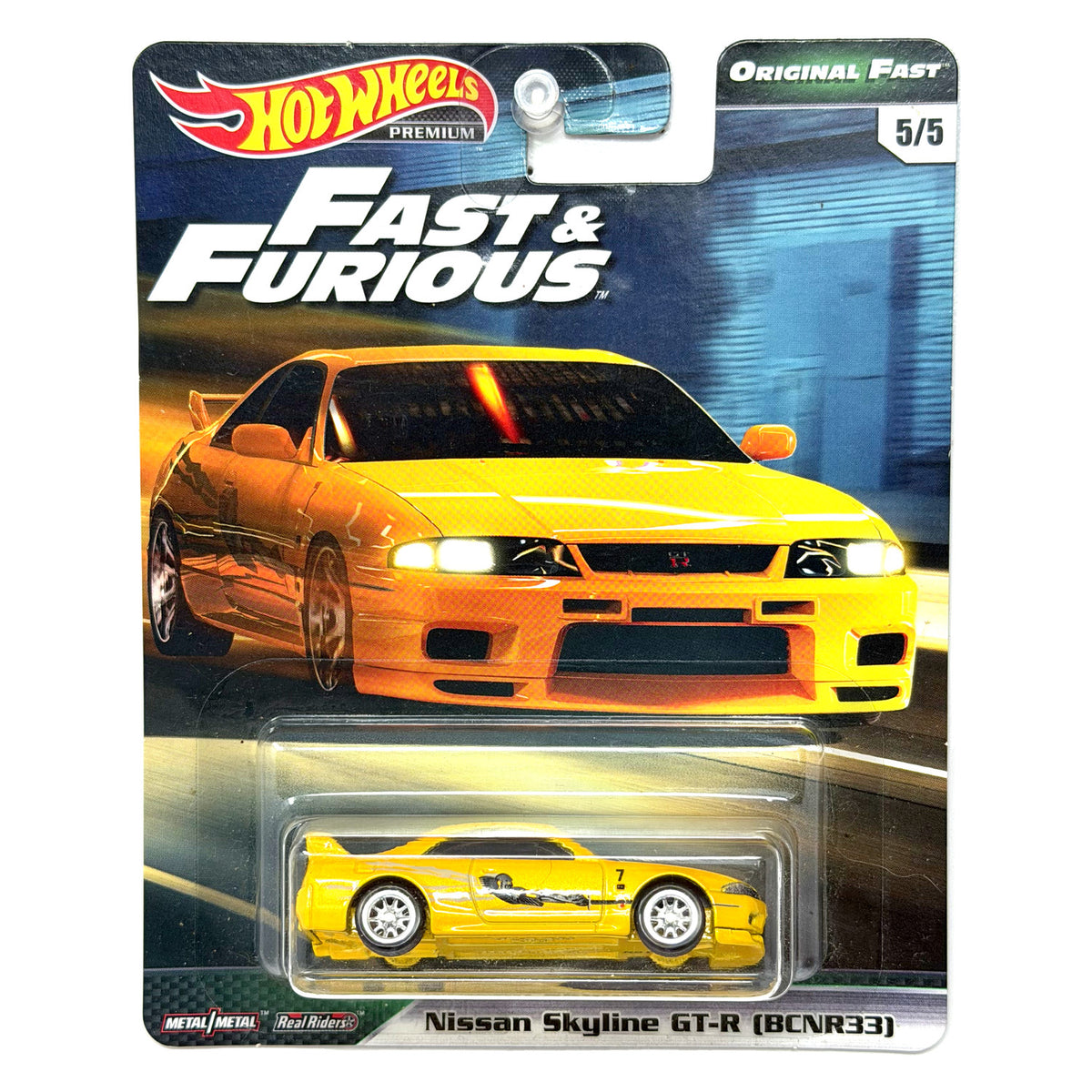 Hot Wheels Premium Fast & Furious Nissan Skyline GT-R BCNR33 1:64 Diecast