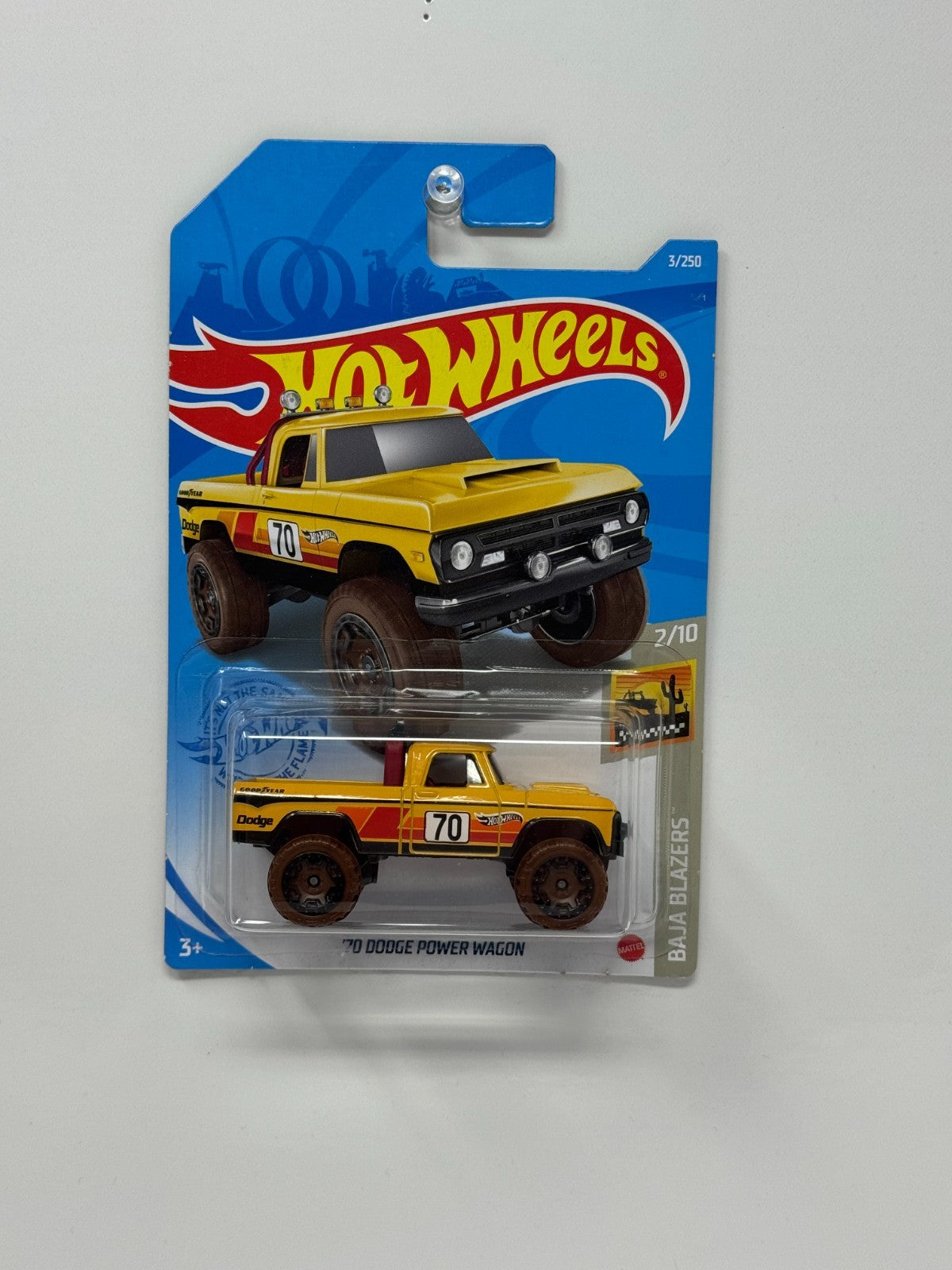 Hot Wheels Baja Blazers 1970 Dodge Power Wagon 1:64 Diecast V2