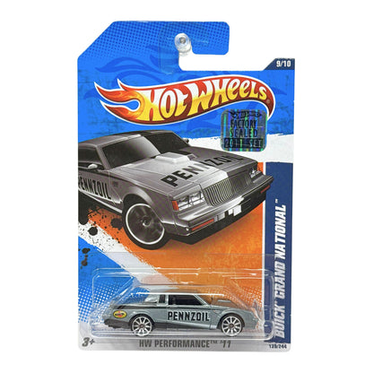 Hot Wheels Performance 1987 Buick Grand National 1:64 Diecast Factory Sealed V2