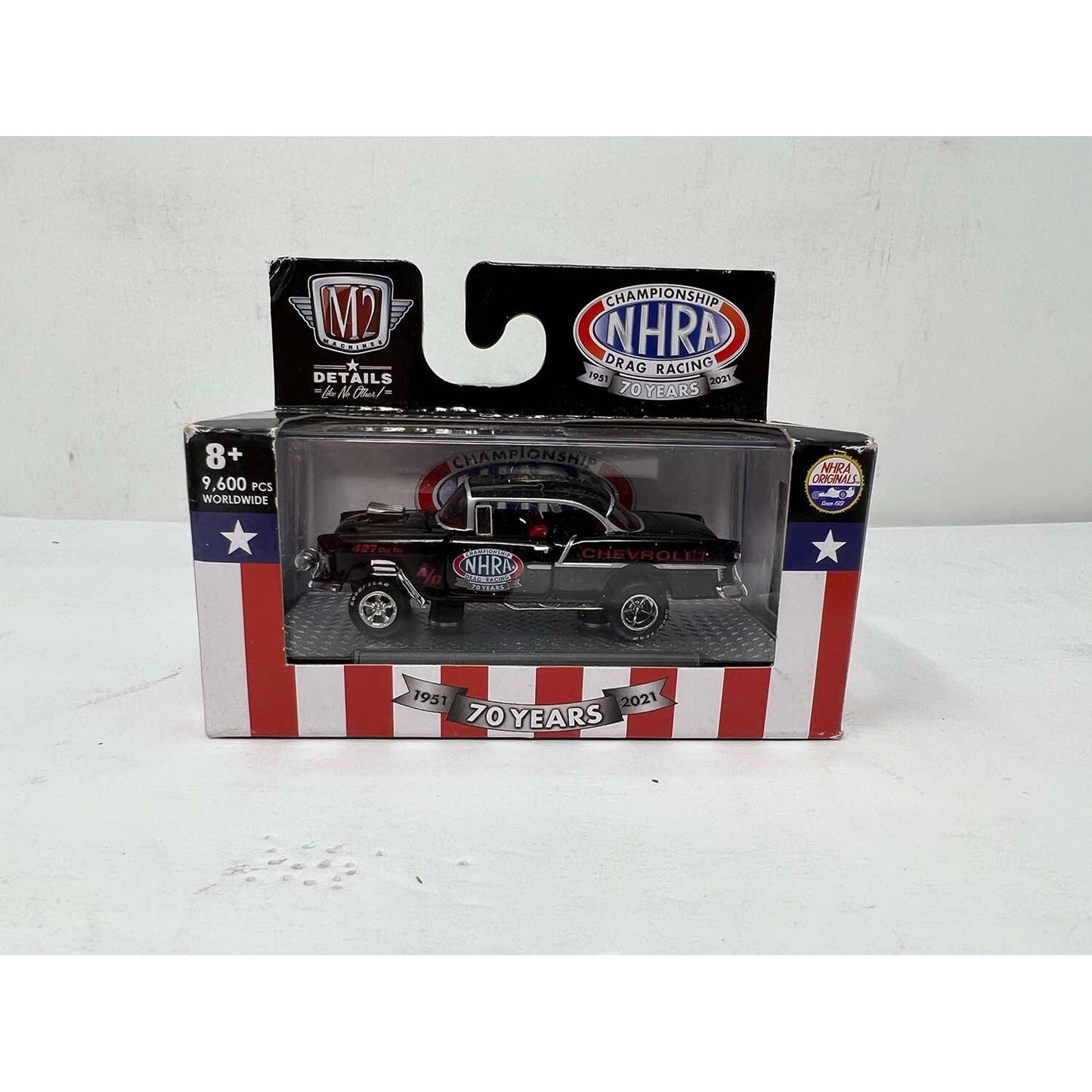 M2 Machines NHRA 1955 Chevrolet Bel Air Gasser 1:64 Diecast