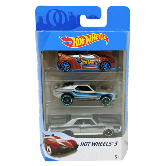Hot Wheels 3-Pack Car Gift Set 1:64 Diecast