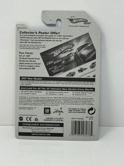Hot Wheels New Models Chevrolet Camaro Concept 1:64 Diecast Factory Sealed Black