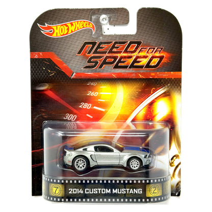 Hot Wheels Retro Entertainment Need for Speed 2014 Custom Mustang 1:64 Diecast
