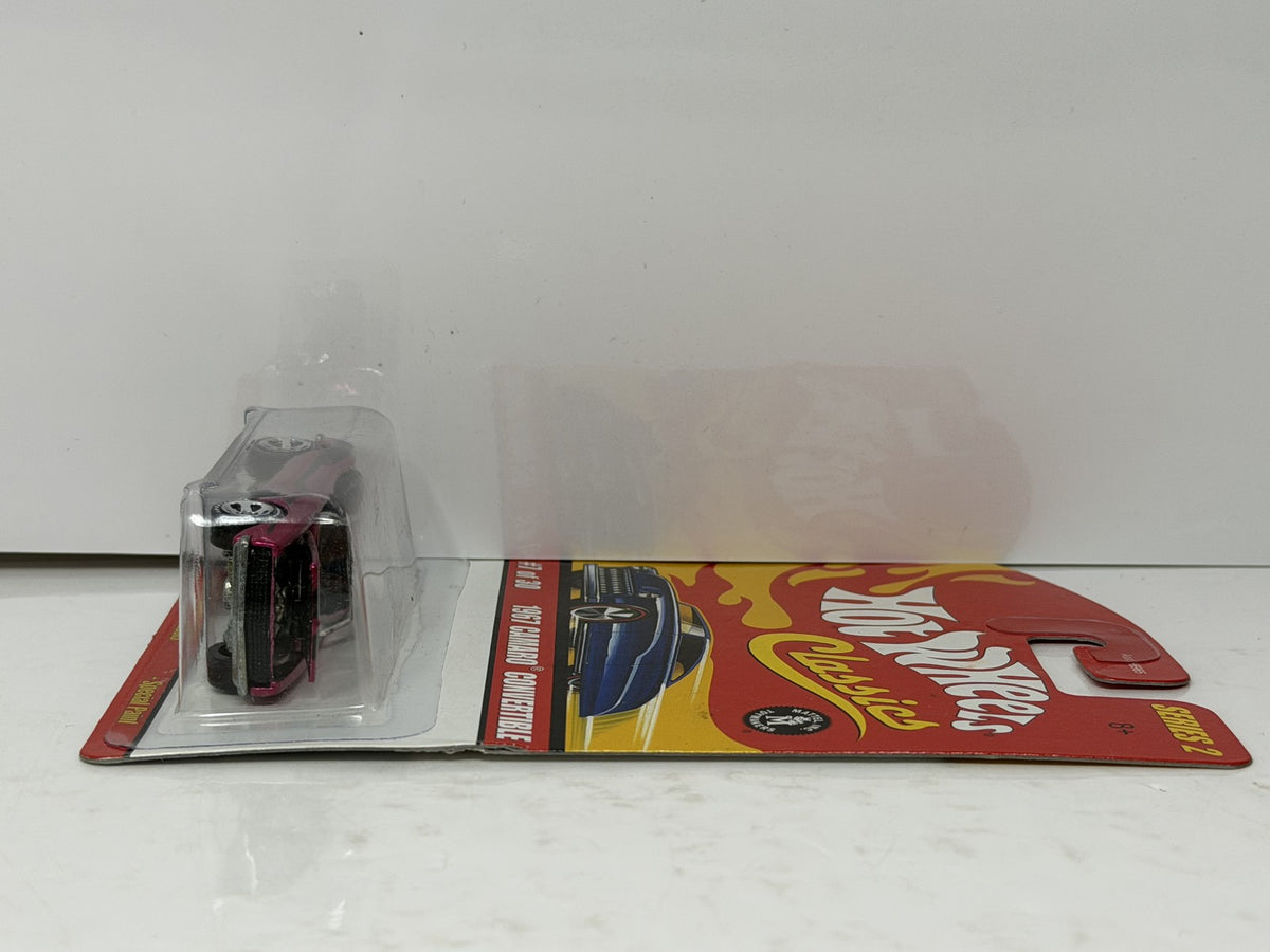 Hot Wheels Classics Series 2 1967 Camaro Convertible 1:64 Diecast Pink