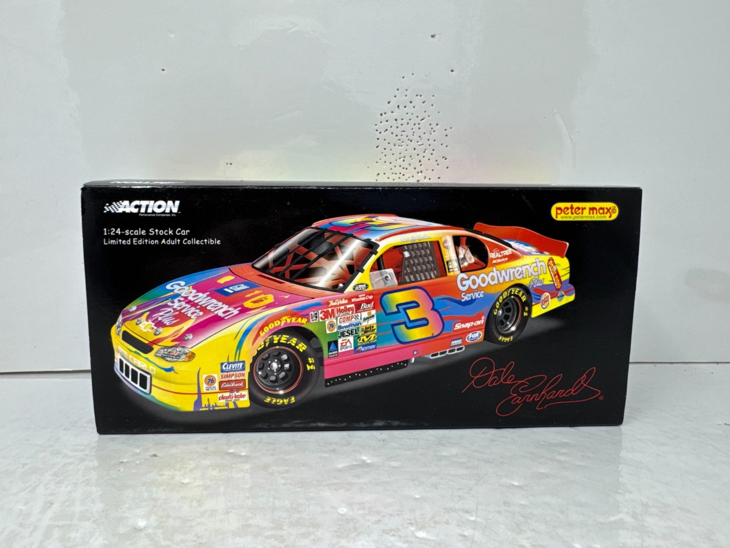 Action Nascar #3 Dale Earnhardt GM Goodwrench Peter Max Monte Carlo 1:24 Diecast