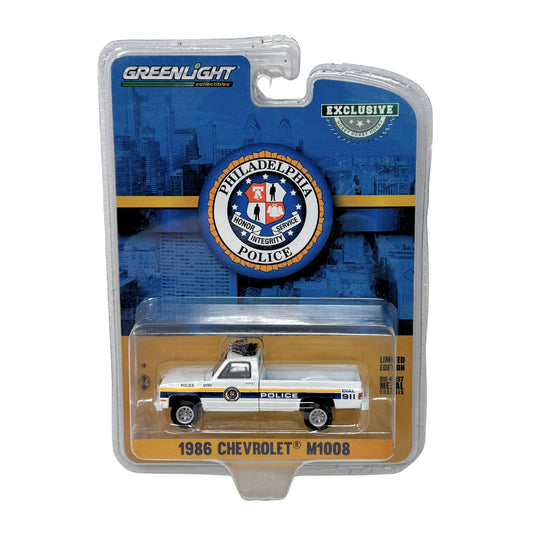Greenlight Philadelphia Police 1986 Chevrolet M1008 Hobby Exclusive 1:64 Diecast