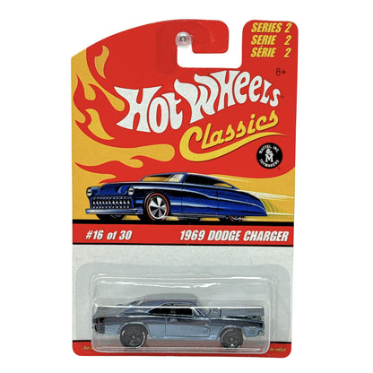 Hot Wheels Classics 1969 Dodge Charger Blue 1:64 Diecast