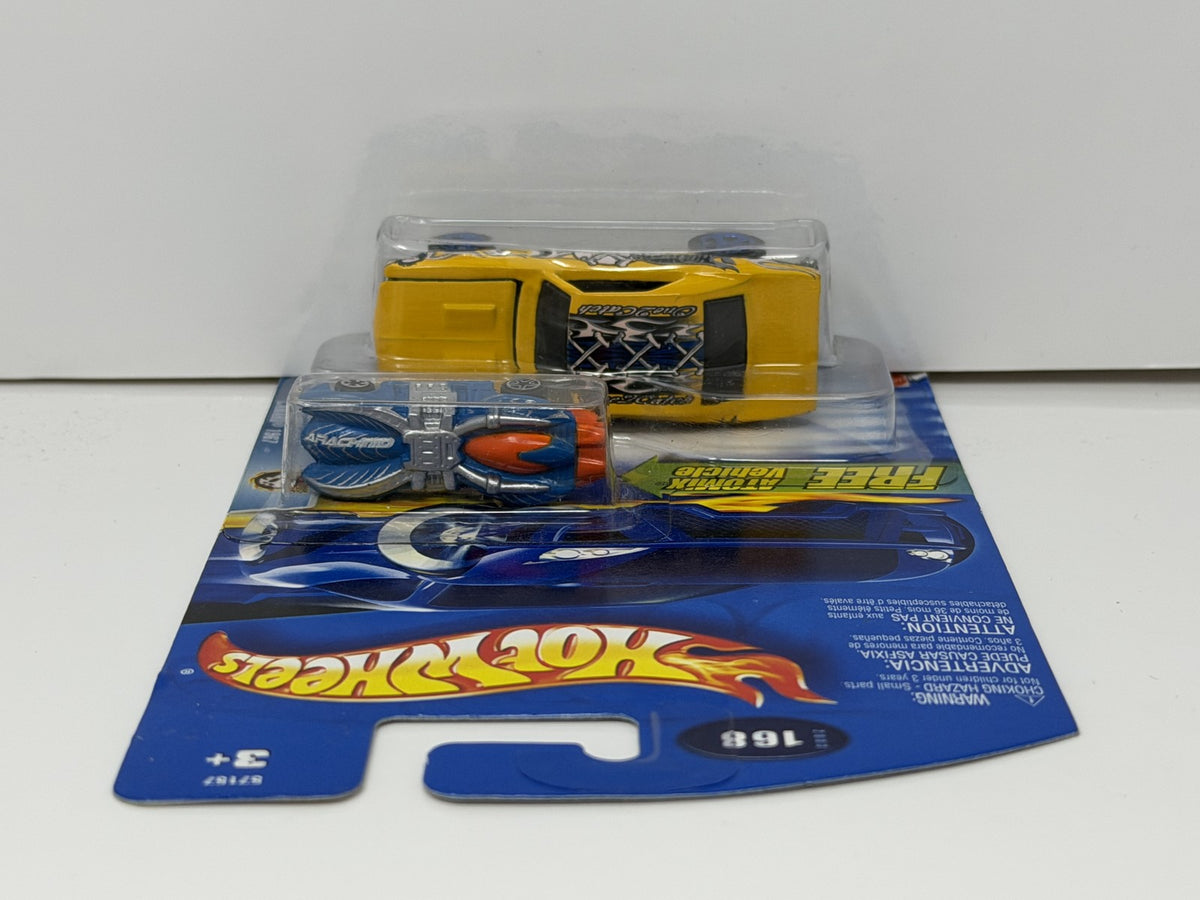 Hot Wheels Wastelanders 1967 Chevrolet Camaro 1:64 Diecast Yellow Bonus Atomix