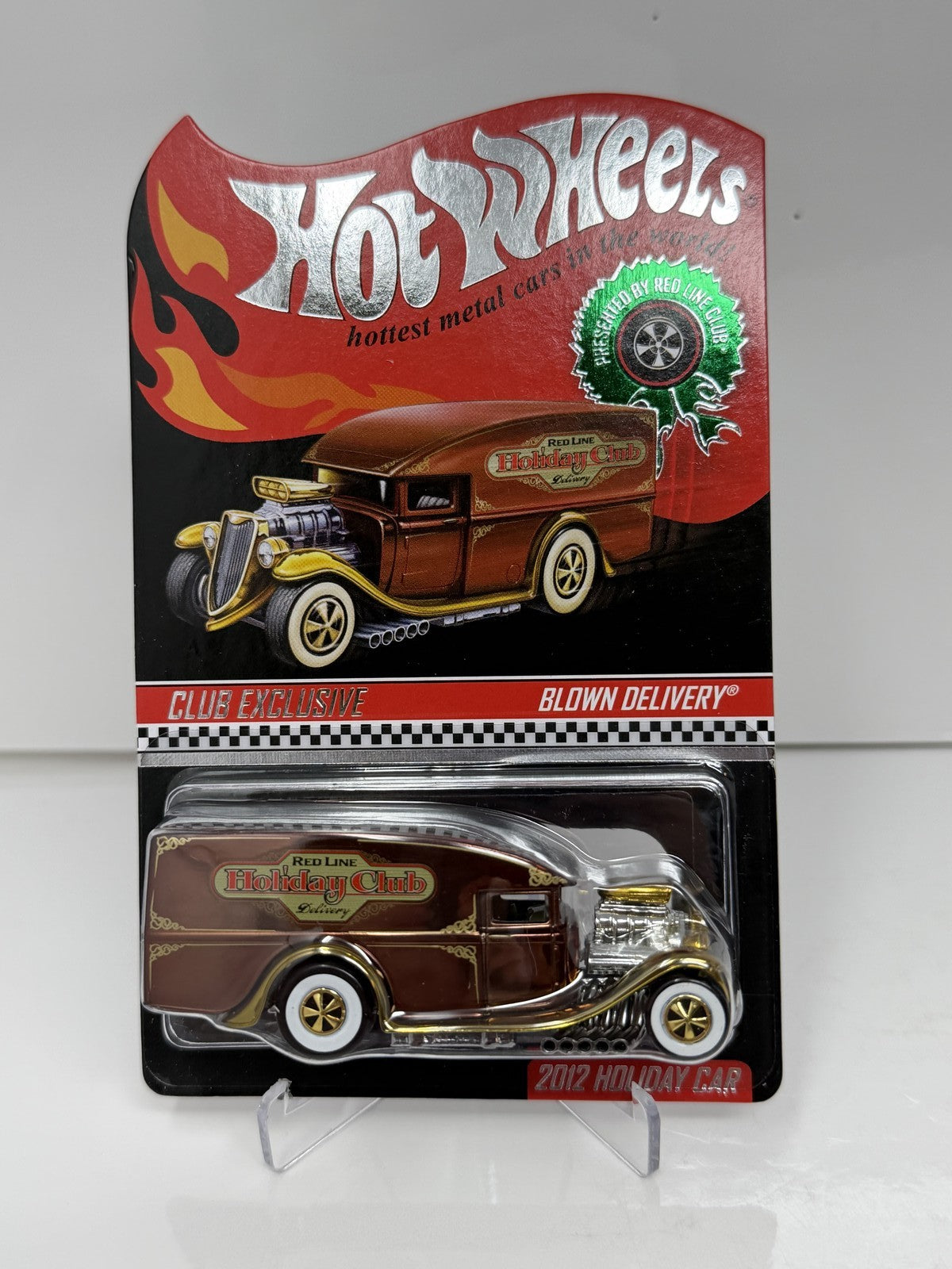 Hot Wheels RLC Red Line Club 2012 Holiday Blown Delivery 1:64 Diecast 4775/5000