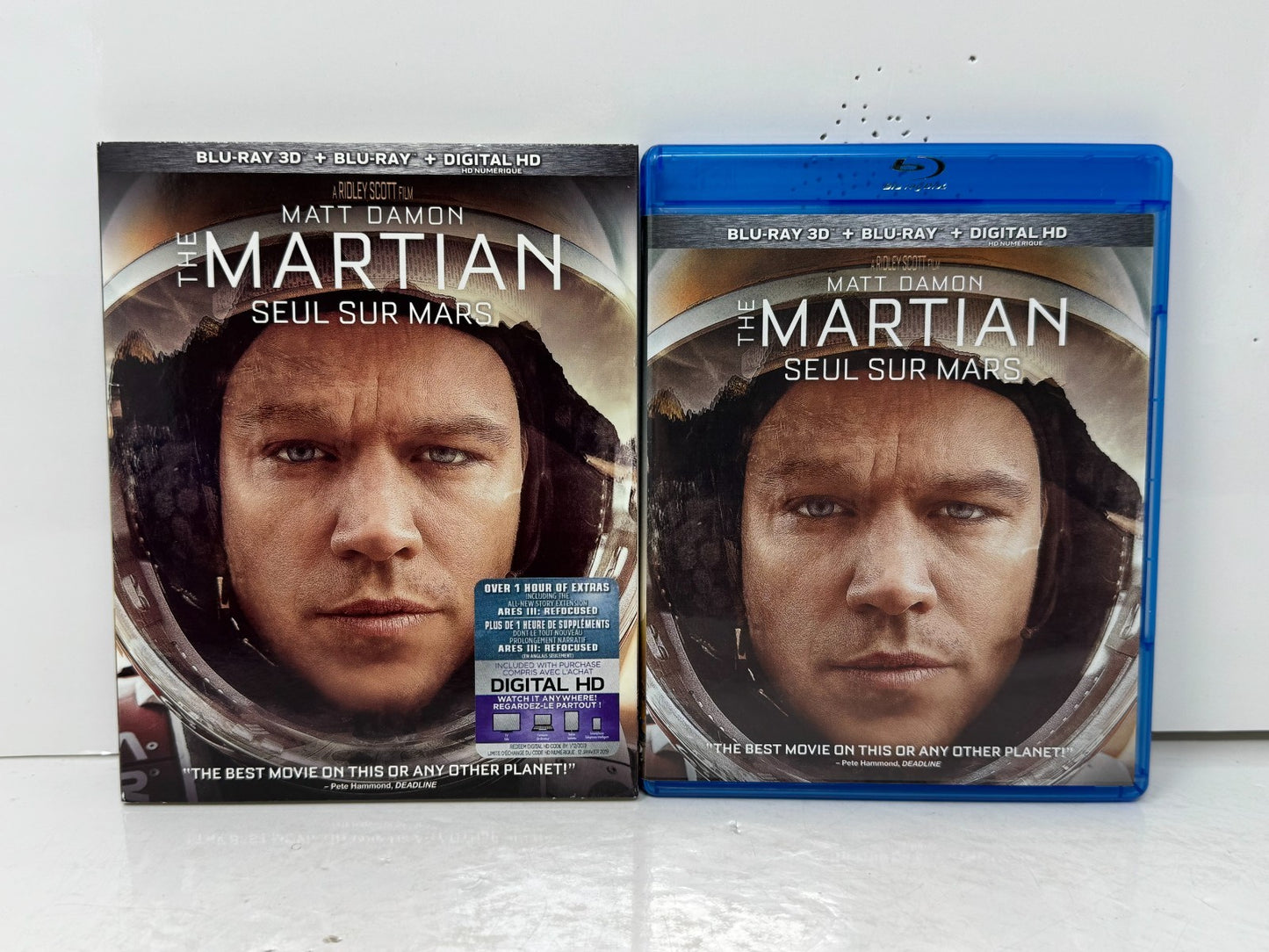 The Martian (3D Blu-ray) Matt Damon Sci-Fi Adventure Ridley Scott Film