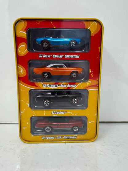 Hot Wheels Since '68 Muscle Cars 4-Car Pack #1 & 2 1:64 Diecast
