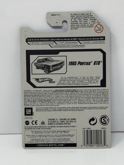 Hot Wheels Hot Wheels Stars 1965 Pontiac GTO 1:64 Diecast Aqua
