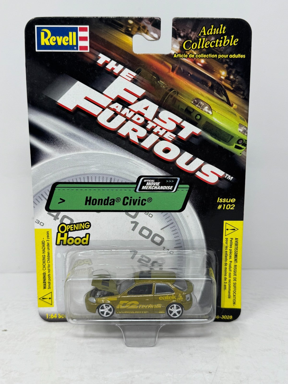 Revell Fast and the Furious Honda Civic Issue #102 1:64 Diecast