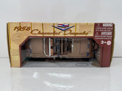 Motormax 1958 Chevrolet Impala Sierra Gold Metallic 1:18 Diecast