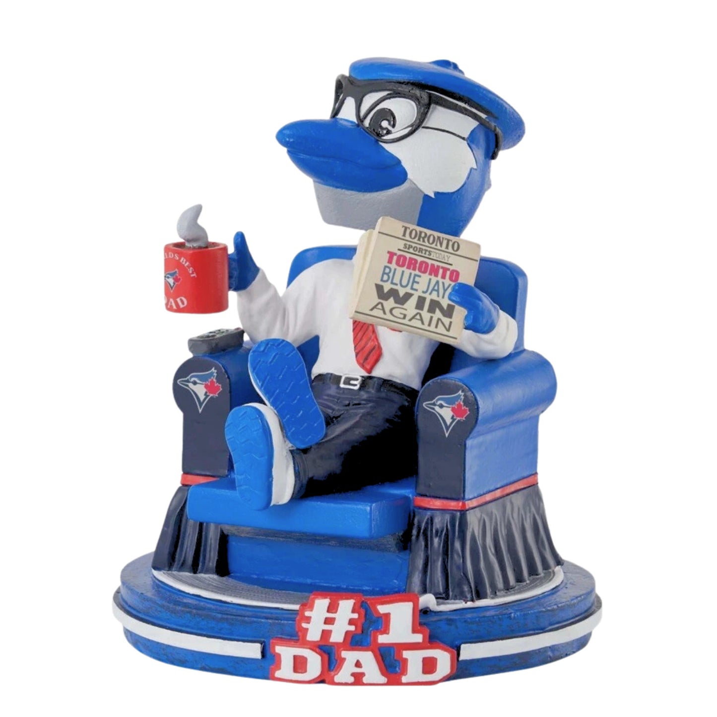 FOCO MLB Toronto Blue Jays #1 Dad Fathers Day ACE Mascot Bobblehead