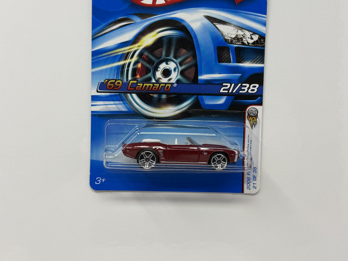 Hot Wheels 2006 First Editions 1969 Chevrolet Camaro 1:64 Diecast Red